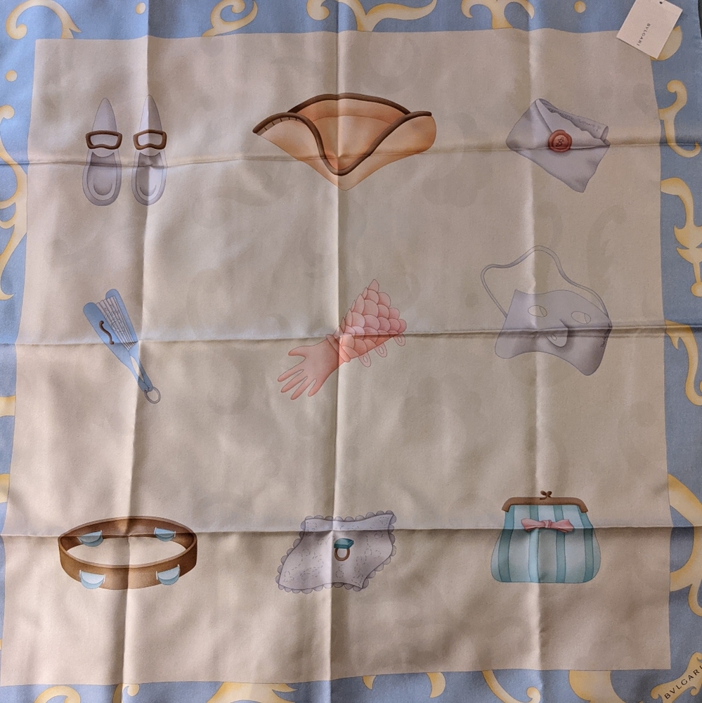 BVLGARI Vintage Silk Scarf